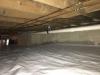 Crawl space encapsulation - ground wall